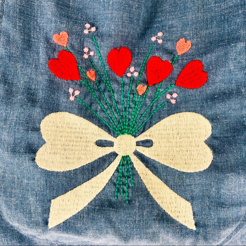 Vintage 2 Piece Housedress Blue By Smart Time Uni… - image 2